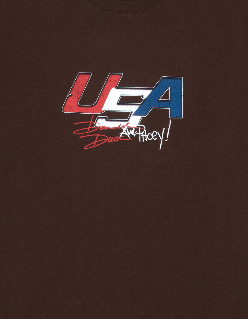 DISNEY Donald Duck USA Mens Boxy Tee image number 2