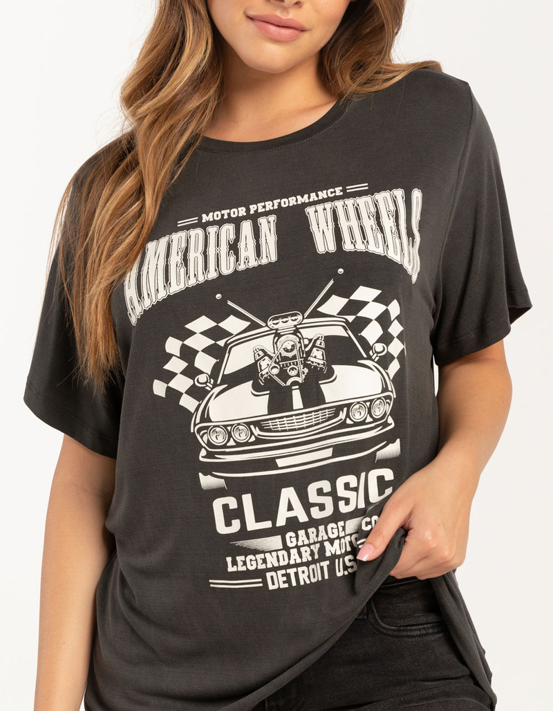 VINTAGE HAVANA American Wheels Womens Tee image number 2