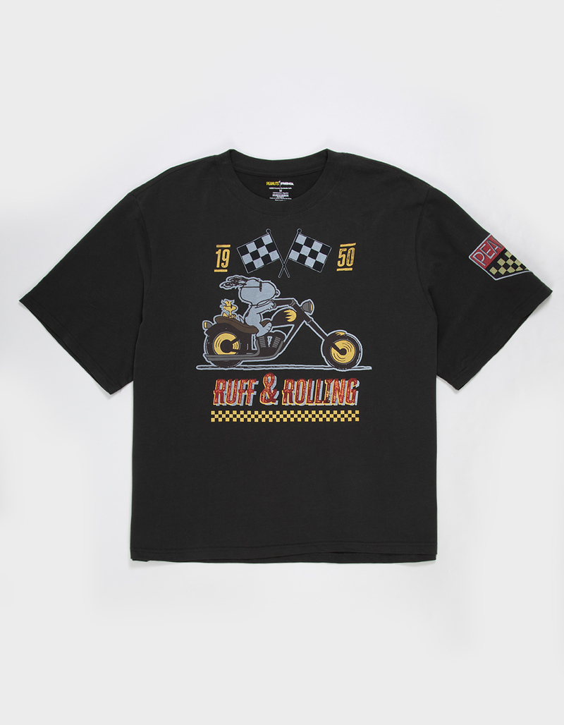 RSQ x Peanuts Racing Mens Boxy Tee image number 1