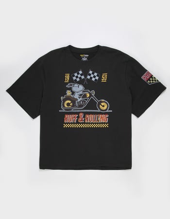RSQ x Peanuts Racing Mens Boxy Tee Alternative Image