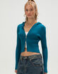ROXY Double Daze Womens Zip-Up Sweater image number 1
