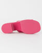 SODA Typo Womens Platform Sandals image number 3