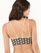 SKY & SPARROW Skulls Deep V Double Strap Bralette image number 3