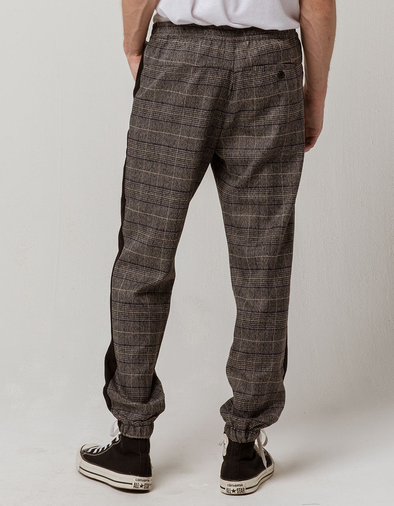 EAST POINTE Grey Plaid Mens Jogger Pants image number 2