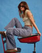 RSQ Womens Low Rise Baggy Bootcut Cargo Pants image number 6