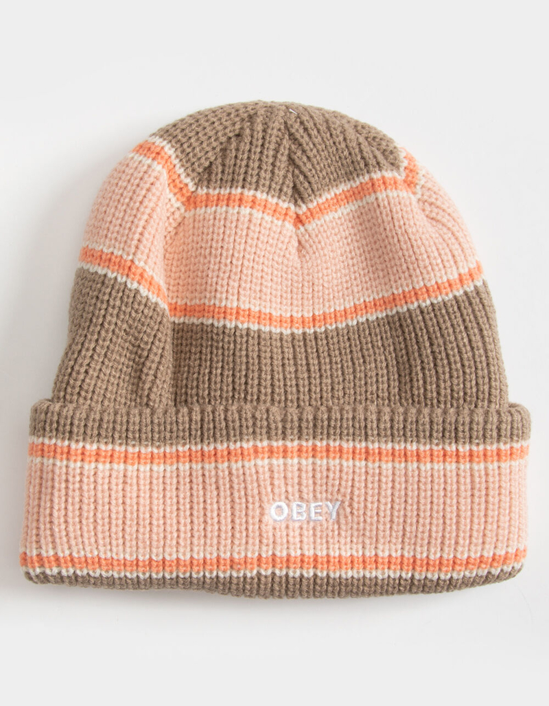 OBEY Future Stripe Beanie image number 0