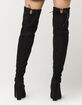 WILD DIVA Over The Knee Heeled Womens Boots image number 3
