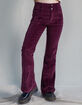 WEST OF MELROSE Womens Corduroy Flare Pants image number 3