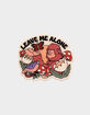 BIG MOODS Leave Me Alone Sticker image number 1