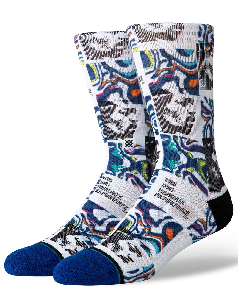 STANCE Hendrix Dissolved Mens Crew Socks image number 0