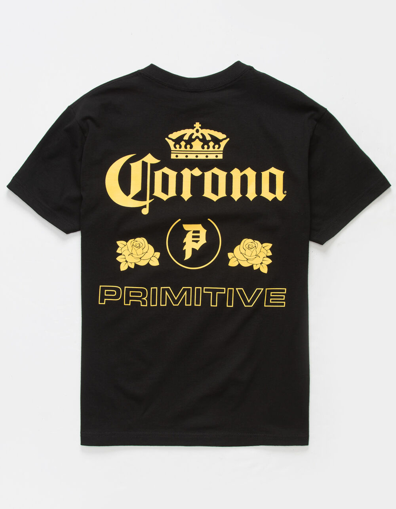 PRIMITIVE x Corona Heritage Mens Black T-Shirt image number 0