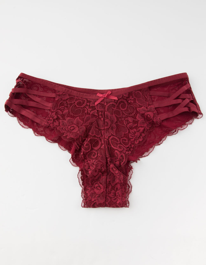 FULL TILT Everlasting Dream Merlot Panties image number 0