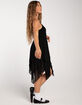 RSQ Womens Hanky Hem Mesh Slip Dress image number 2