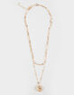FULL TILT Layered Cross/Heart Locket Necklace image number 1