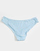 SKY & SPARROW Gingham Ruched Cheeky Panties image number 2
