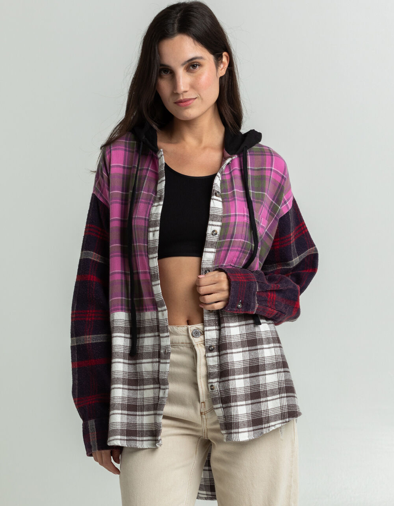BDG Urban Outfitters Serena Womens Hooded Shirt image number 0