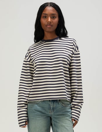 DICKIES Relax Stripe Womens Long Sleeve Top Primary Image