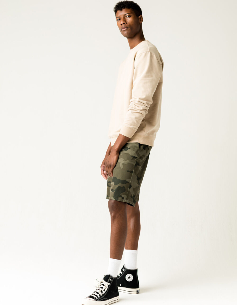 RSQ Long Mens Camo Chino Shorts image number 3