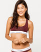 CALVIN KLEIN Maroon Bralette image number 1