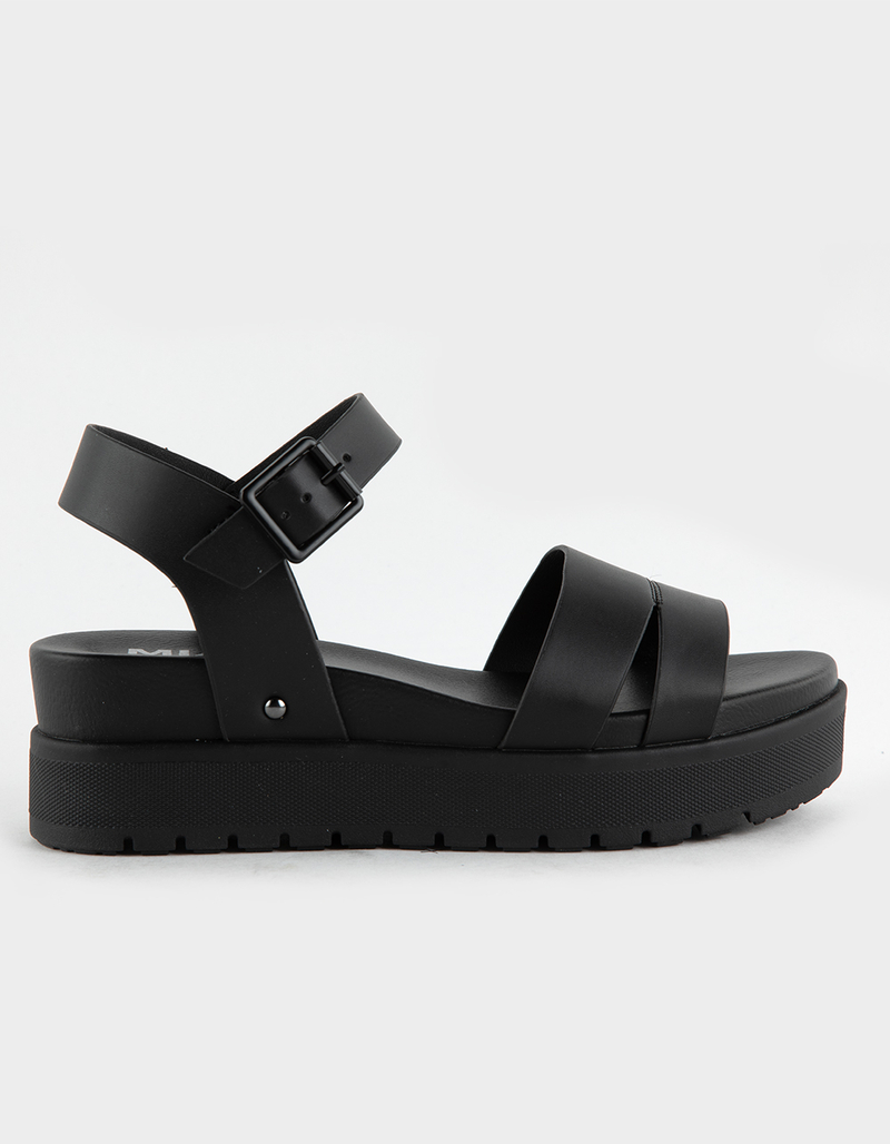 MIA Maya Womens Platform Sandals - BLACK