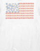 AMERICA Flower Flag Unisex Tee image number 2