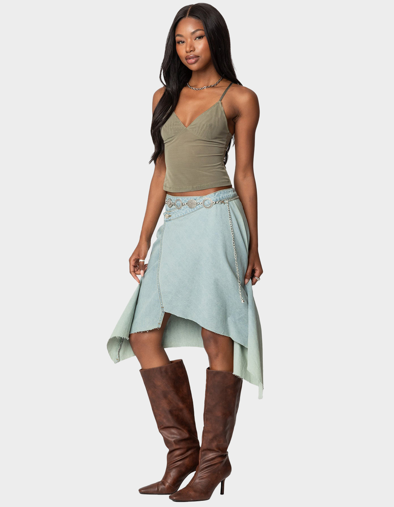 EDIKTED Blake Mesh Tank Top image number 3
