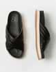 OASIS SOCIETY Aiden Criss Cross Womens Slide Sandals image number 5