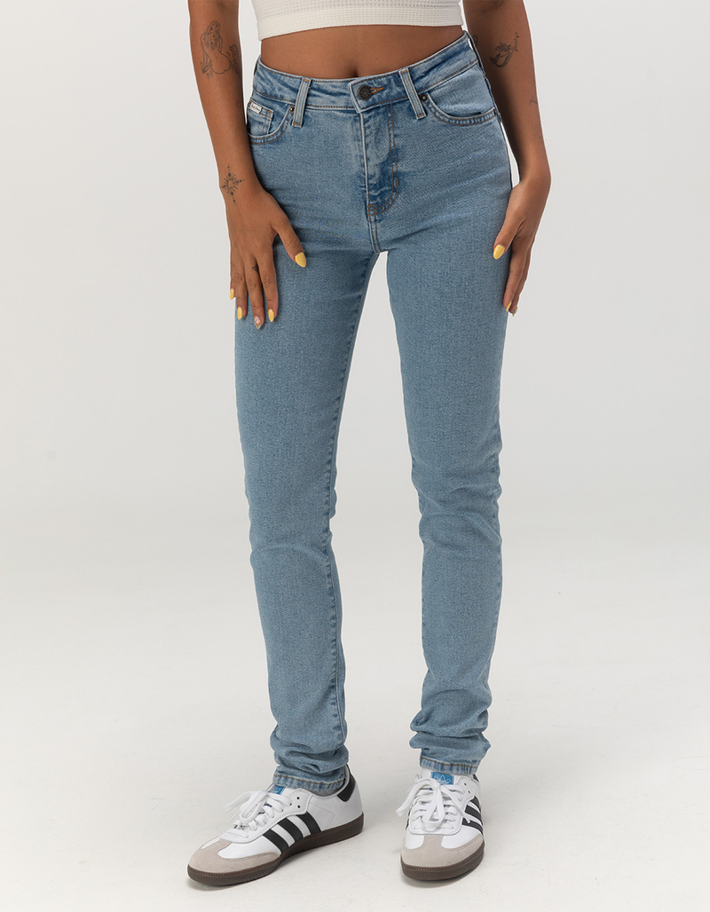 GUESS JEANS High Rise Womens Skinny Denim Jeans image number 1
