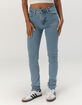 GUESS JEANS High Rise Womens Skinny Denim Jeans image number 2