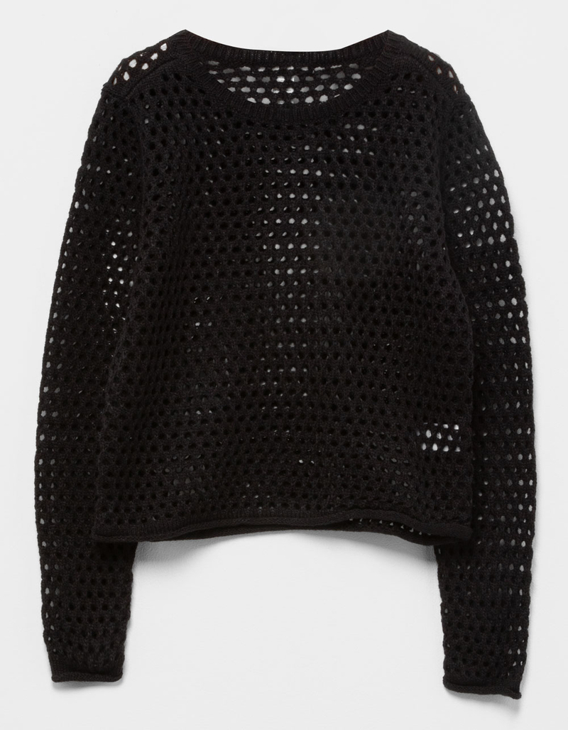 FULL TILT Open Weave Girls Sweater image number 0