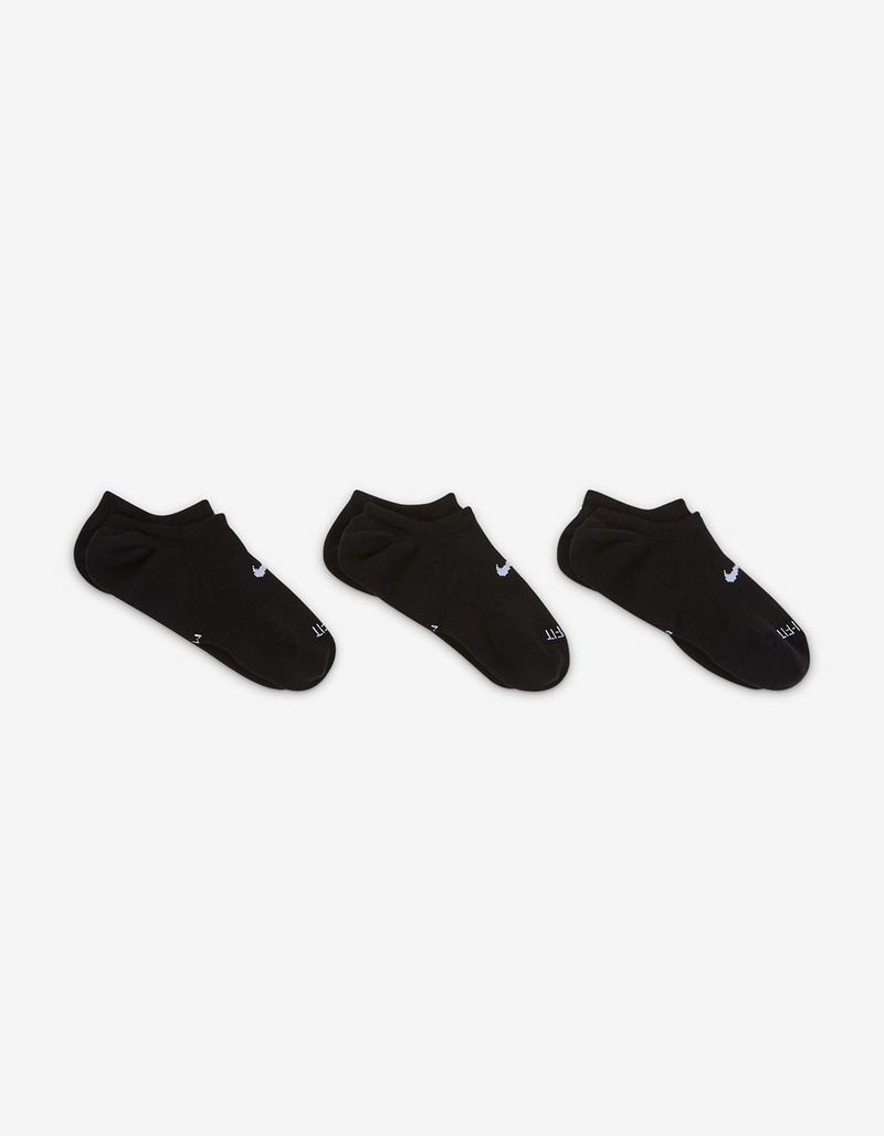 NIKE Everyday Plus 3 Pack Womens Cushioned Training Footie Socks image number 2