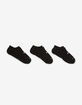 NIKE Everyday Plus 3 Pack Womens Cushioned Training Footie Socks image number 3