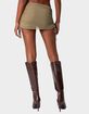 EDIKTED Joy Sheer Mesh Drawstring Mini Skirt image number 5