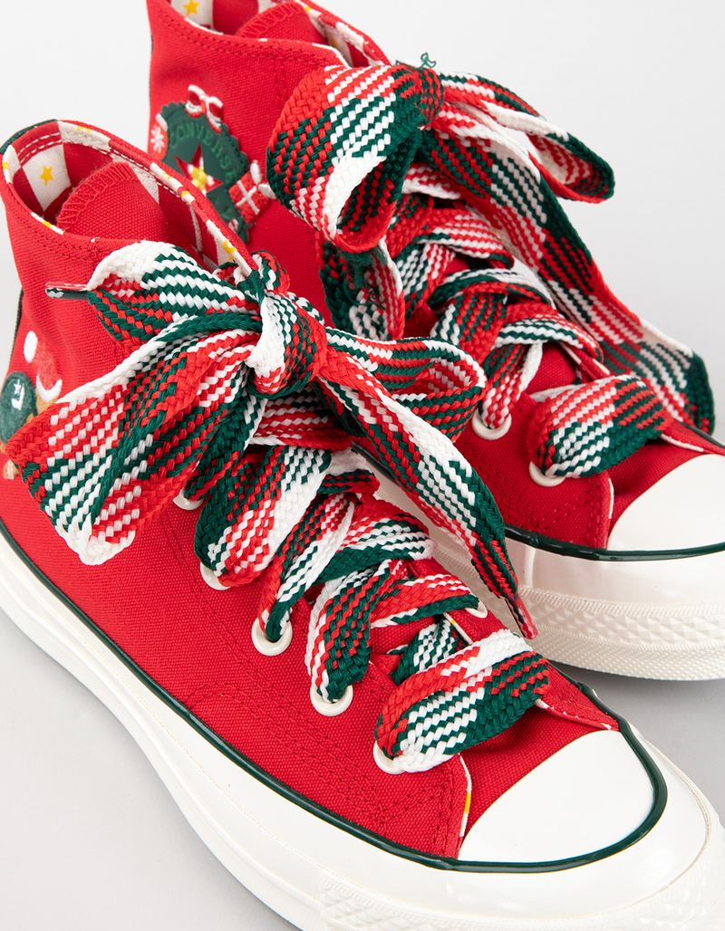 CONVERSE Chuck 70 Christmas High Top Womens Shoes image number 10