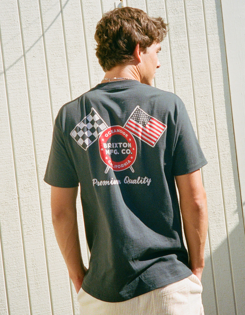 BRIXTON Flags Mens Tee image number 0