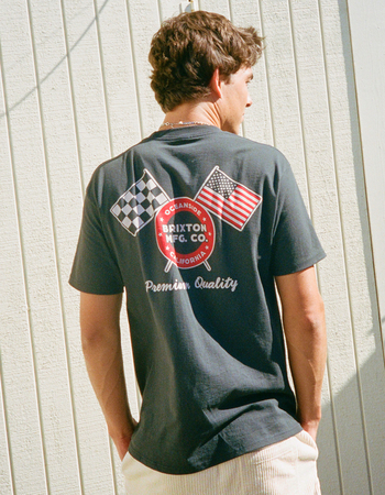 BRIXTON Flags Mens Tee Primary Image