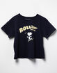 PEANUTS Snoopy Skate Girls Crop Tee image number 1