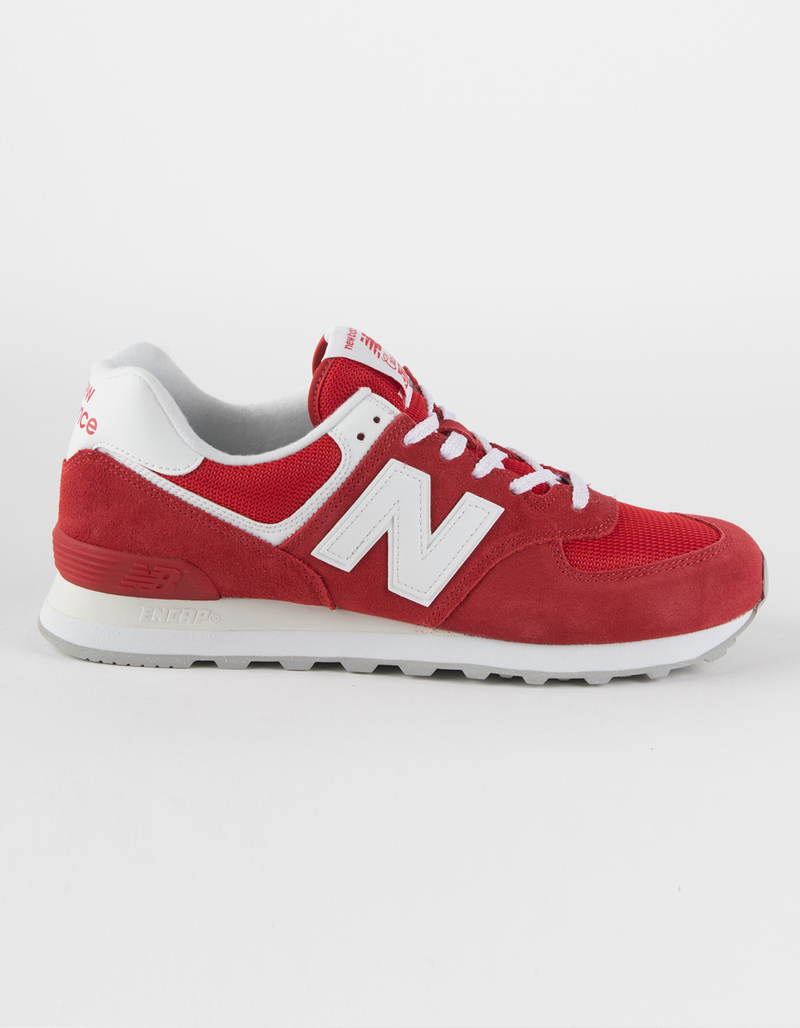 NEW BALANCE 574 Mens Shoes RED/WHITE Tillys