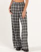 RSQ Womens Wide Leg Plaid Pants image number 2