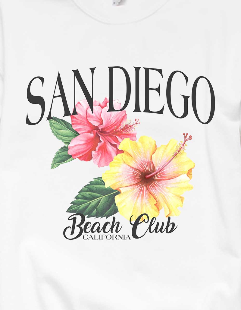 SAN DIEGO Hibiscus Beach Club Unisex Crewneck Sweatshirt image number 1