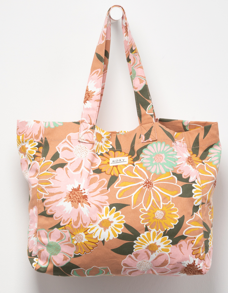 ROXY Anti Bad Vibes Printed Tote Bag image number 0