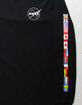 NEON RIOT NASA International Space Mens T-Shirt image number 2