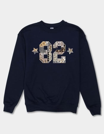 COLLEGIATE 82 Patchwork Stars Unisex Kids Crewneck Sweatshirt Primary Image