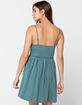 ROXY Little Something Love Teal Dress image number 3