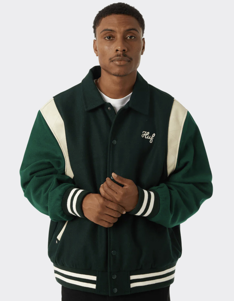 HUF Song Mens Varsity Jacket image number 1