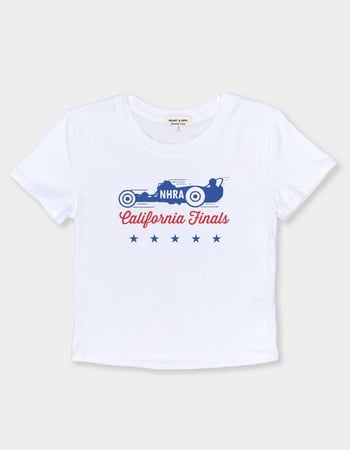 NHRA California Finals Womens Baby Tee Alternative Image