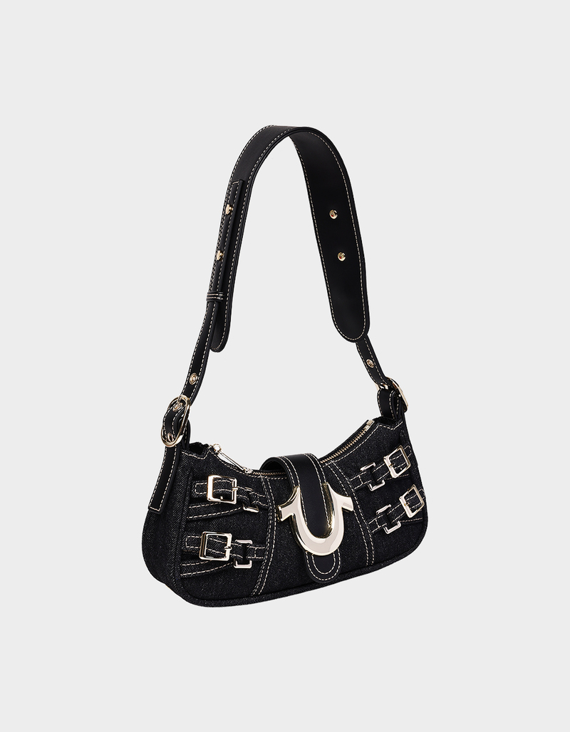 TRUE RELIGION Multi-Strap Denim Shoulder Bag image number 1