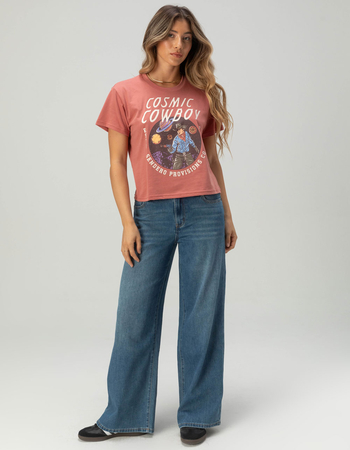 SENDERO PROVISIONS CO. Cosmic Cowboy Womens Crop Tee Alternative Image