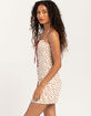 FULL TILT Halter Texture Womens Bodycon Dress image number 3