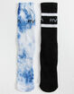 RVCA 2 Pack Tie Dye Mens Crew Socks image number 1